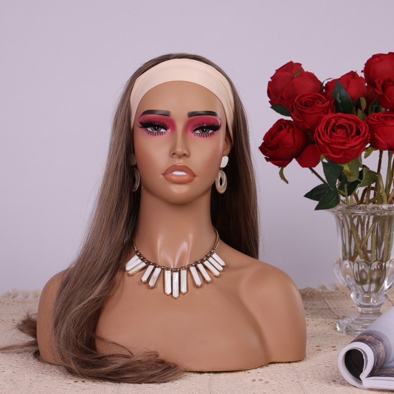 Body Jewelry In Store - Tête de mannequin en PVC demi-corps