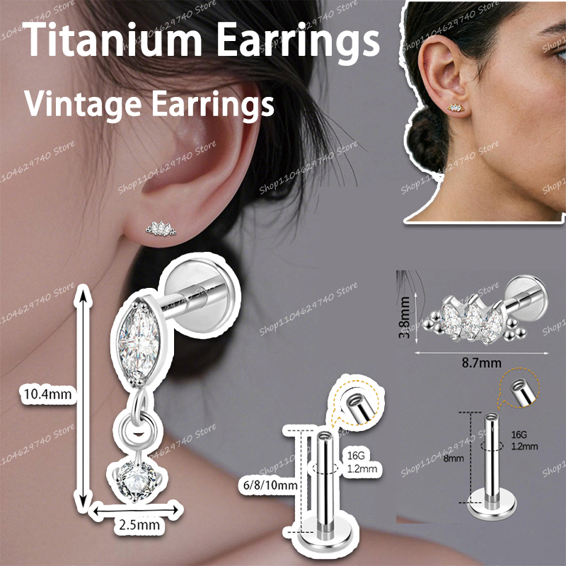 Body Jewelry High End - Bijoux de perçage d'oreille, boucles d'oreilles
