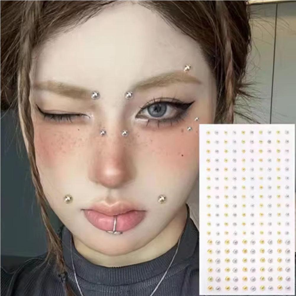 Body Jewelry And Piercing - Lot de 58-180 autocollants non-percants pour