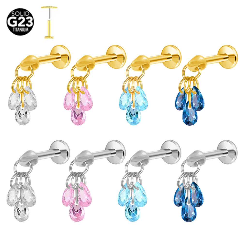 Zoor Body Jewelry - ASTM F136 G23 titane larme Zircon