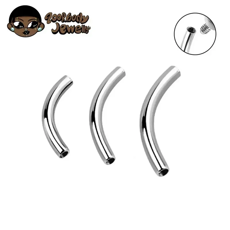 Zoor Body Jewelry - 10 pièces/lot ASTM F136 titane filetage