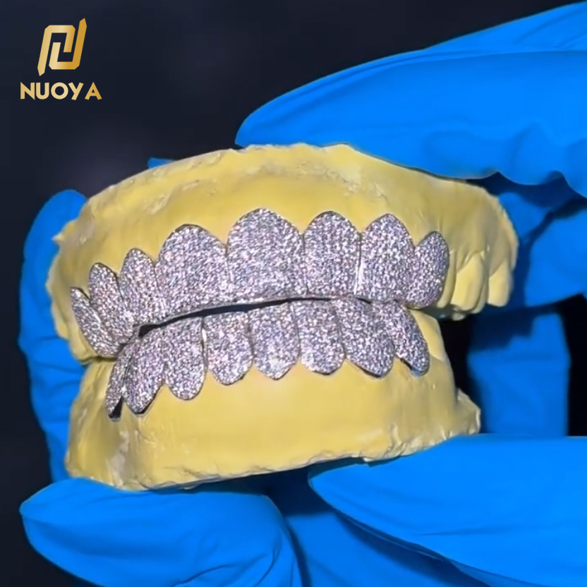 Body Jewelry High End - Grillz dentaires personnalisés en argent S925