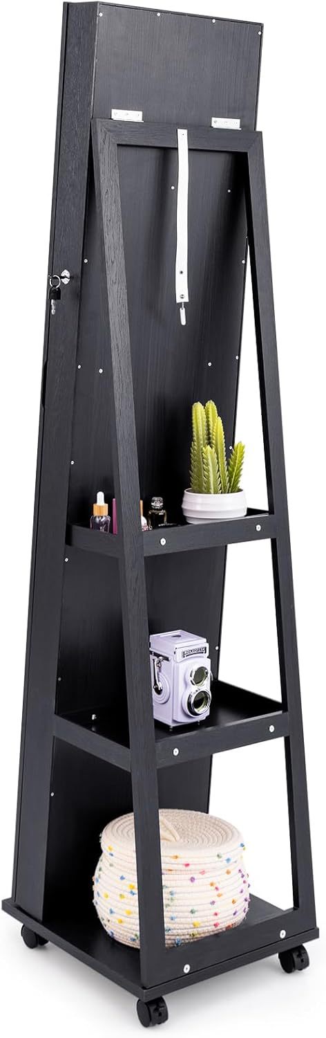 Body Jewelry Storage - Miroir intelligent sur pied rotatif en