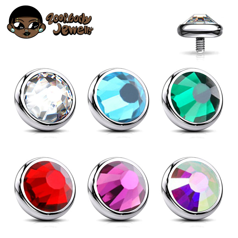 Zoor Body Jewelry - 1 pièces ASTM F136 titane lunette