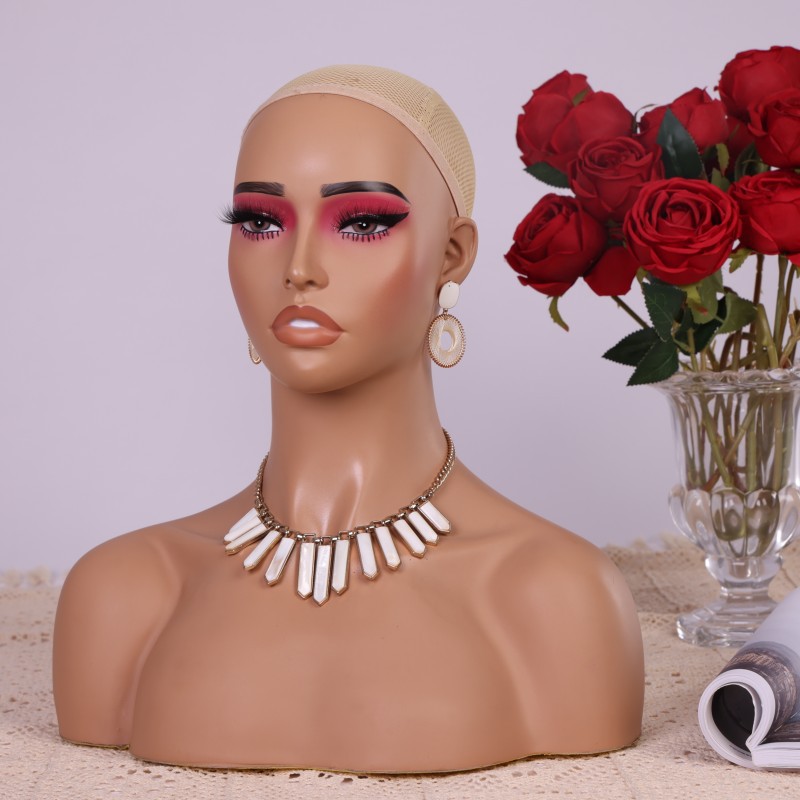 Tête de mannequin en PVC demi- - Body Jewelry In Store avis et prix
