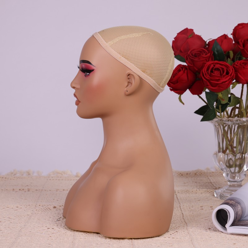 Tête de mannequin en PVC demi- - Body Jewelry In Store avis et prix