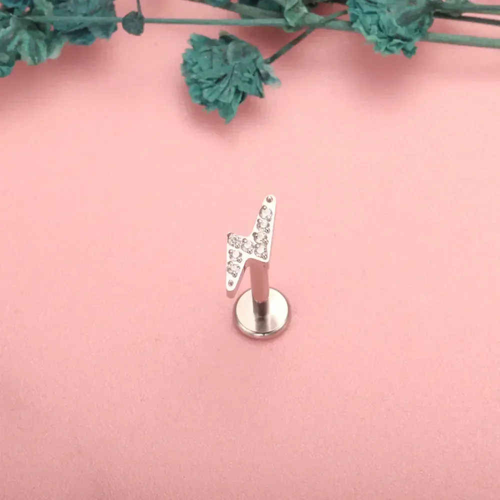 F136 titane foudre nez Piercin - Zoor Body Jewelry avis et prix