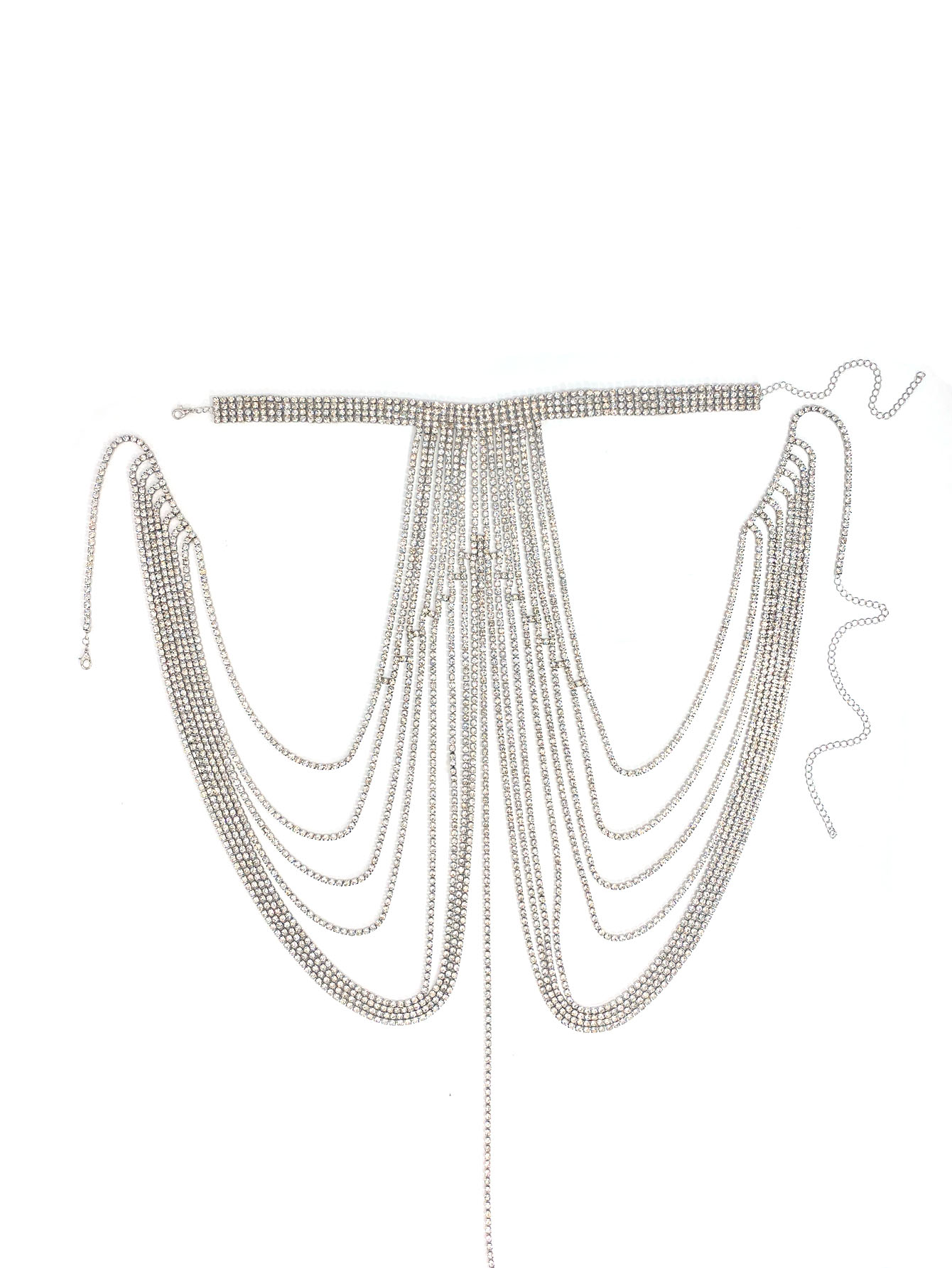 Chaîne de poitrine en cristal  - Body Jewelry High End avis et prix