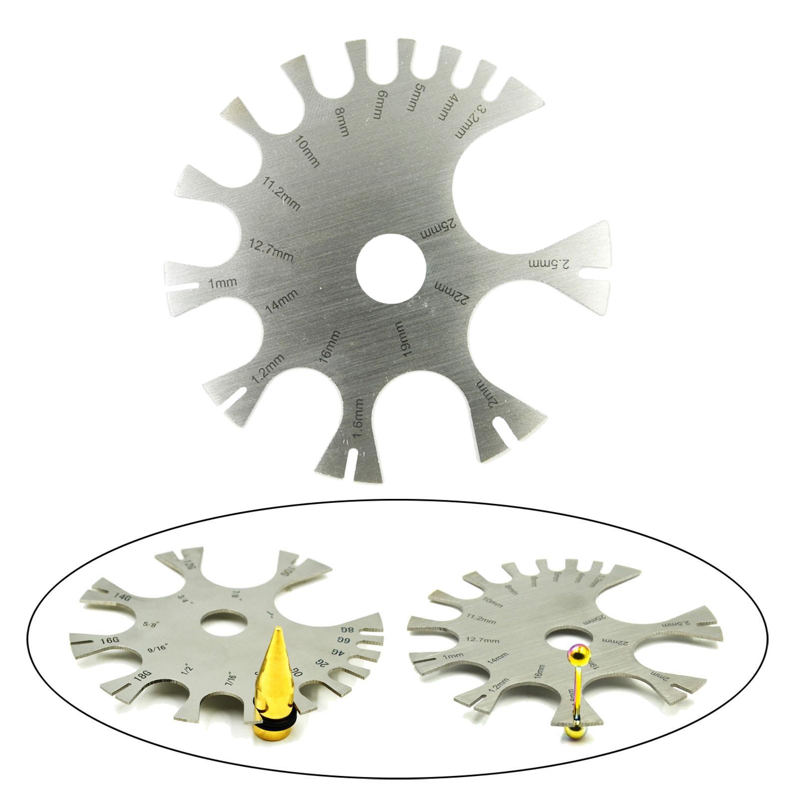 Jauge de perçage pour bijoux d - Body Jewelry Measurements avis et prix