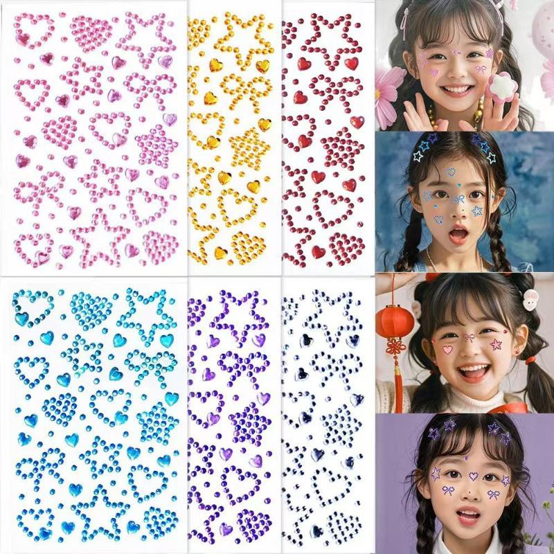 1 Feuille d'Autocollants Color - Body Jewelry Stickers avis et prix