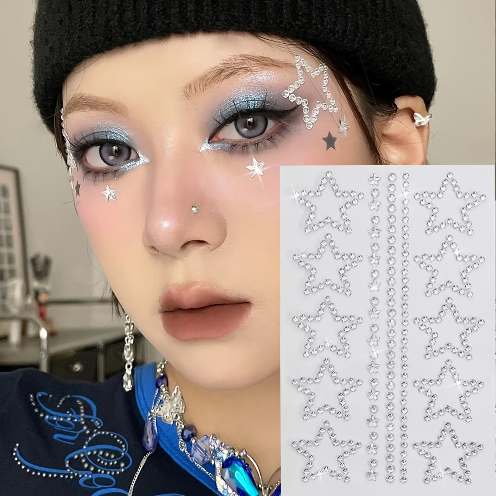 1/2 Feuilles d'Autocollants Ét - Body Jewelry Stickers avis et prix