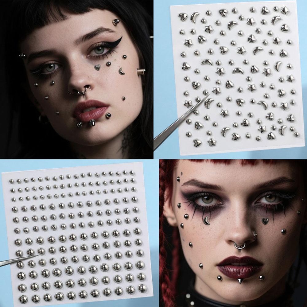 1 feuille d'autocollants en st - Body Jewelry Stickers avis et prix