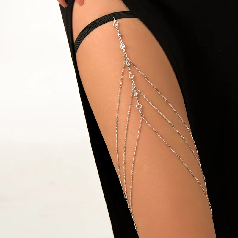 Chaîne de cuisse bohème d'été, - Body Jewelry Online avis et prix