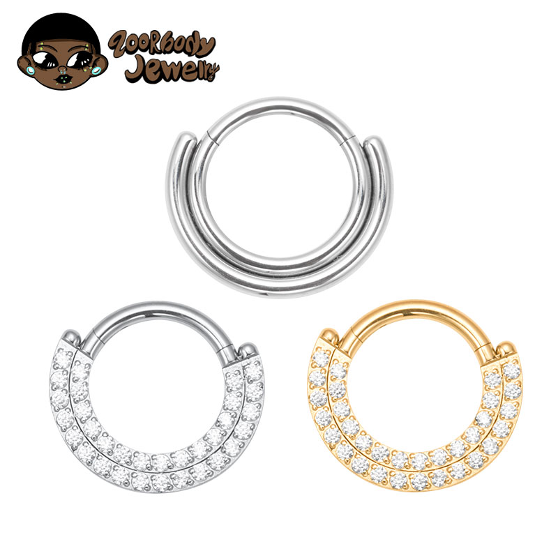 ASTM F136 titane Clicker Septu - Zoor Body Jewelry avis et prix