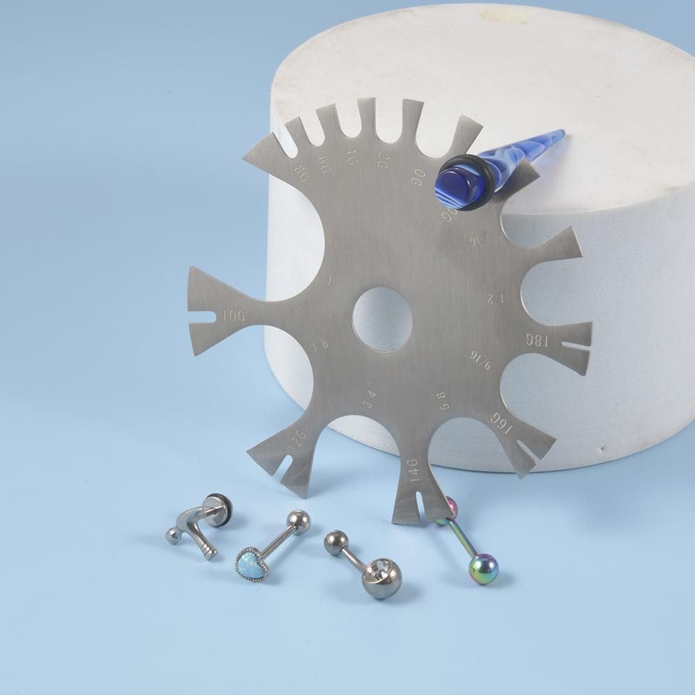 Règle d'épaisseur de fil rond  - Body Jewelry Measurements avis et prix