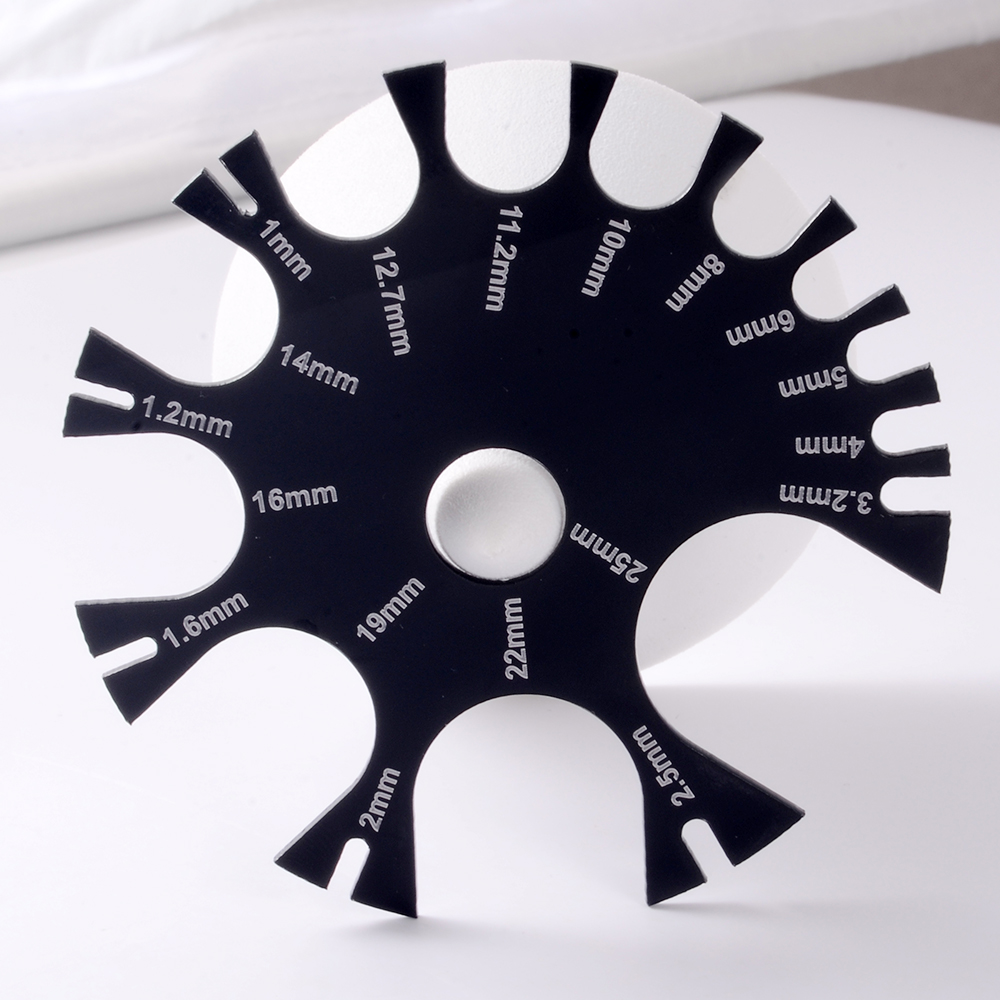 Règle d'épaisseur de fil rond  - Body Jewelry Measurements avis et prix