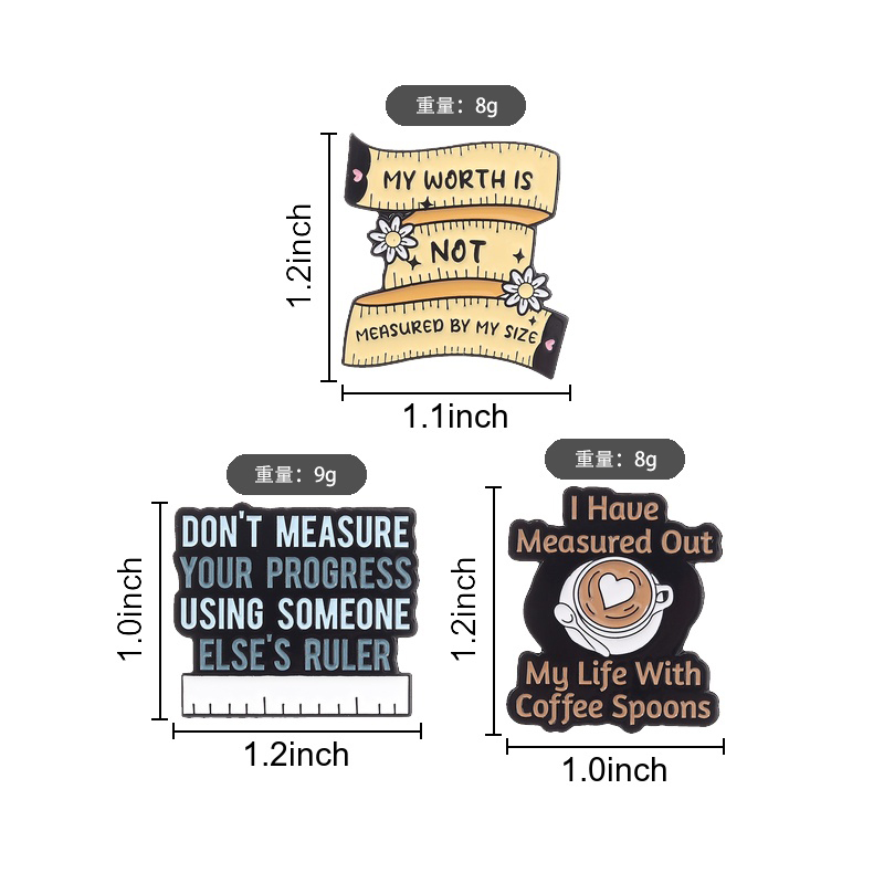 Broche de Positivité Corporell - Body Jewelry Measurements avis et prix