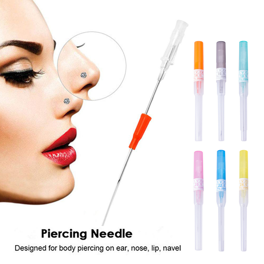 Lot de 5 aiguilles de perçage  - Body Jewelry In Store avis et prix