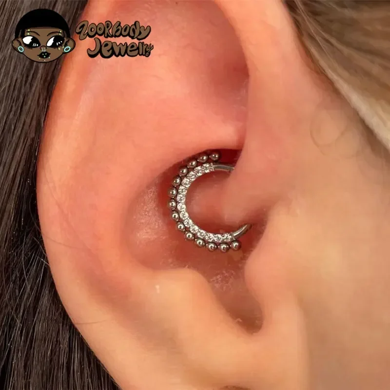 Piercing Daith en Titane ASTM  - Zoor Body Jewelry avis et prix