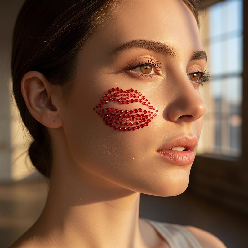 1 feuille d'autocollant réalis - Body Jewelry Stickers avis et prix