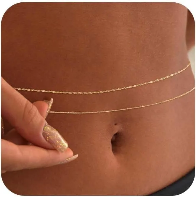 Chaîne de perles de taille rég - Body Jewelry Online avis et prix