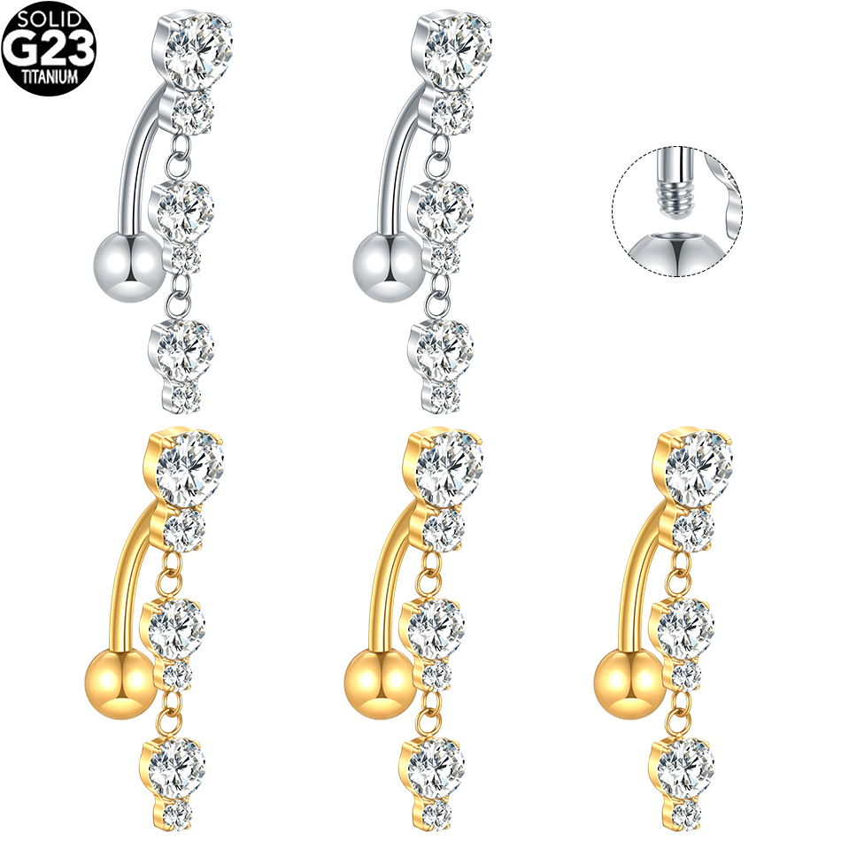 1/5 pièces titane inversé barr - Zoor Body Jewelry avis et prix